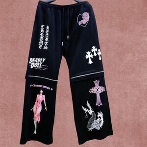 Chrome Hearts Women's Black Pants
